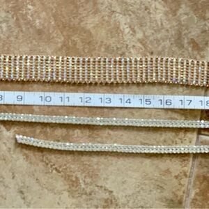 Vintage 70’s…72 inches of rhinestone trim